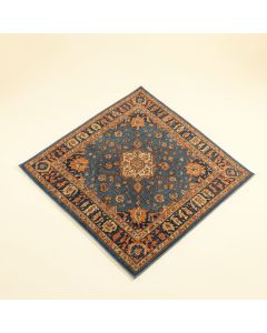 Arteaga Oriental Blue/Orange Area Rug (synthetic illustration; no displayed measurements)