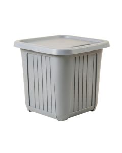 Linden Arc Laundry Hamper - Gray (synthetic illustration; no displayed measurements)