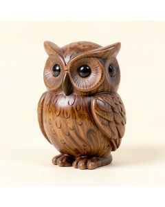 Herculaneum Ceramic Faux Grain Owl (synthetic illustration; no displayed measurements)