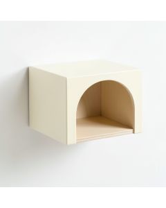 Aspen Branch Wall-Mounted Cat Perch - Cream (synthetic illustration; no displayed measurements)