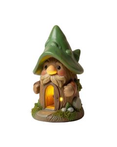 Solar Garden Light Mystic Gnome Fairy House With Color Changing Led Solar Outdoor Garden Light