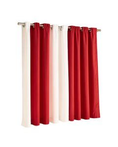 Breanna Solid Semi-Sheer Outdoor Grommet Curtain Panels