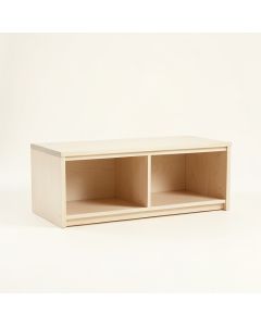 Sage Arc Shoe Storage Bench - Ivory (synthetic illustration; no displayed measurements)