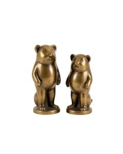2 Piece Metal Figurine Set