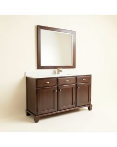 Trainor 58 '' Single Bathroom Vanity Set (synthetic illustration; no displayed measurements)