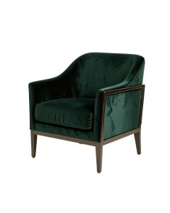 Carlene 32 '' Wide Velvet Armchair (synthetic illustration; no displayed measurements)