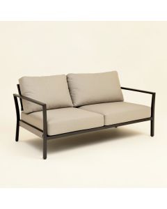 Castilloux Patio Sofa With Cushions (synthetic illustration; no displayed measurements)
