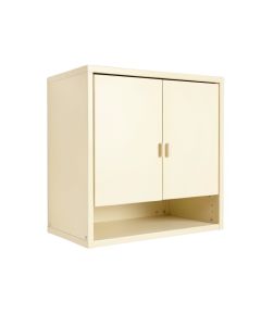 Sage Branch Wall-Mounted Laundry Cabinet - Cream (synthetic illustration; no displayed measurements)