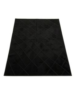 Laurel Arc Rectangular Area Rug - Black