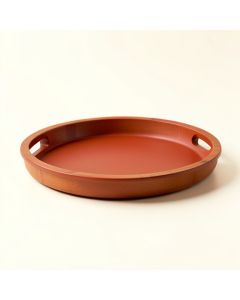 Glen Crossing Serving Tray - Terracotta (synthetic illustration; no displayed measurements)
