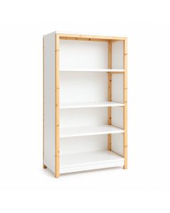 Clay Dale Freestanding Bookcase - White