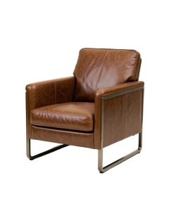 Melfa 30 '' Wide Genuine Leather Armchair