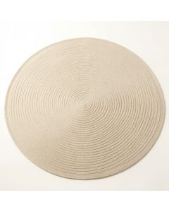 Linden Brook Round Area Rug - Beige (synthetic illustration; no displayed measurements)