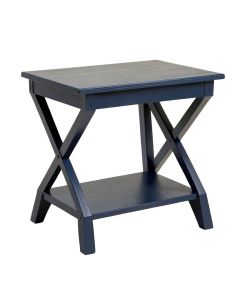 Linden Dell Side Table - Navy (synthetic illustration; no displayed measurements)