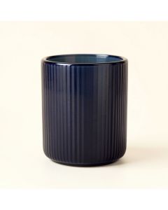 Field Bridge Empty Candle Holder - Navy (synthetic illustration; no displayed measurements)