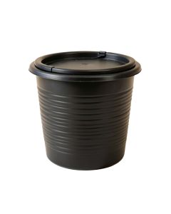 Slate Arc Closed Garden Compost Bin - Black (synthetic illustration; no displayed measurements)