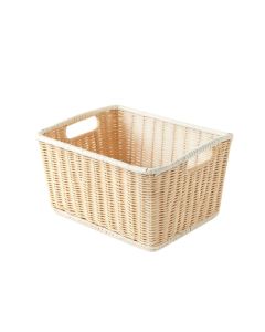 Wren Bridge Empty Storage Basket - White
