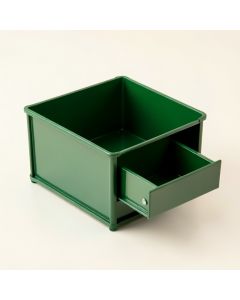 Stone Arc Empty Coffee-Station Organizer - Green (synthetic illustration; no displayed measurements)