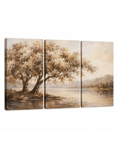 Growing Old - 3 Piece Wrapped Canvas Print