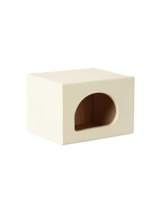 Alder Crossing Wall-Mounted Cat Perch - Cream (synthetic illustration; no displayed measurements)