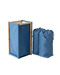 Field Bend Laundry Sorting Station With Plain Removable Bags - Blue (synthetic illustration; no displayed measurements)
