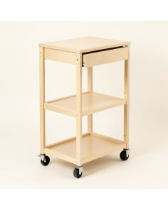 Dune Crossing Empty Rolling Workshop Cart - Beige (synthetic illustration; no displayed measurements)