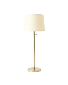 Holly Brook Floor Lamp With A Plain Fabric Shade - Ivory (synthetic illustration; no displayed measurements)