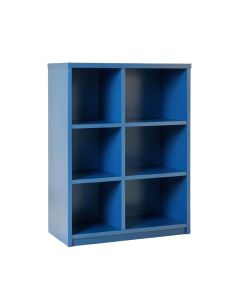 Vale Falls Freestanding Bookcase - Blue