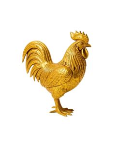 Embossed Metal Rooster Wall Décor