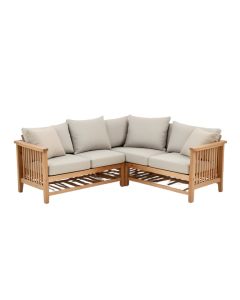 Brough 4 Piece Teak Sofa Seating Group (synthetic illustration; no displayed measurements)