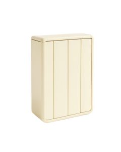 Birch Branch Narrow Outdoor Storage Bench - Cream
