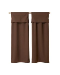 Nature Room Darkening Rod Pocket Curtain Panels