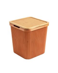 Oak Canyon Laundry Hamper - Terracotta