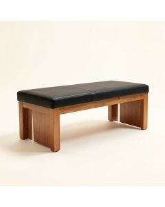 Octa Upholstered Wood Bench (synthetic illustration; no displayed measurements)