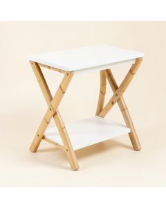 Dune Crossing Side Table - White (synthetic illustration; no displayed measurements)