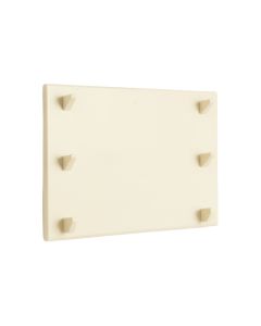 Harbor Dale Empty Wall-Mounted Tool Organizer Panel - Cream