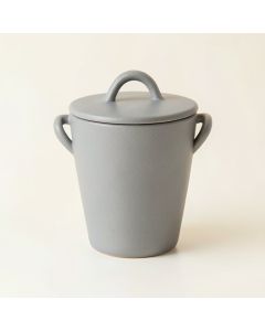 Ash Bluff Storage Canister With Lid - Gray (synthetic illustration; no displayed measurements)