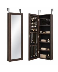 Whitcher Reflections Over The Door Jewelry Armoire With Mirror