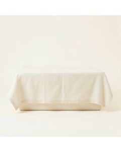 Elm Branch Flat Bed Sheet - Cream (synthetic illustration; no displayed measurements)