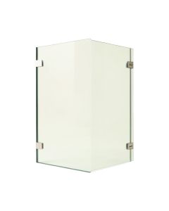 49 '' X 78 '' Frameless Fixed Glass Panel (synthetic illustration; no displayed measurements)