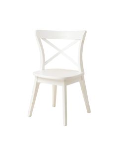 Reed Arc Dining Chair - White (synthetic illustration; no displayed measurements)