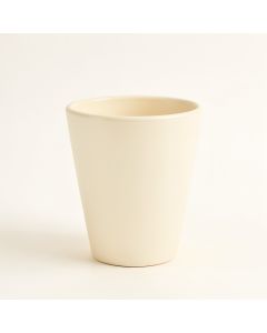 Fern Crest Empty Planter - Ivory (synthetic illustration; no displayed measurements)
