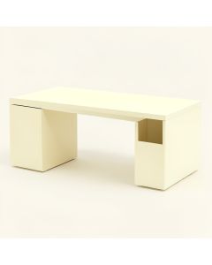 Dune Branch Desktop Monitor Riser - Cream (synthetic illustration; no displayed measurements)