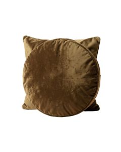 Tuten Crushed Velvet Round Throw Pillow