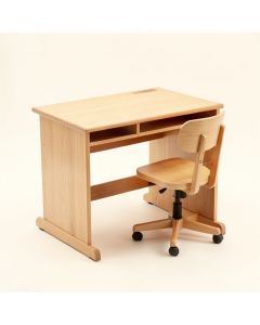 Brunman Wooden Student 31.5 '' Writing Desk With Hutch And Chair Set (synthetic illustration; no displayed measurements)