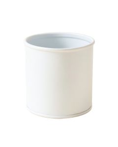 Alder Crossing Empty Candle Holder - White