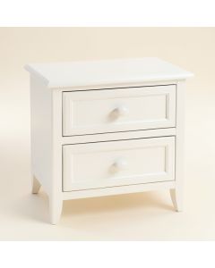 Fern Edge Nightstand - White (synthetic illustration; no displayed measurements)