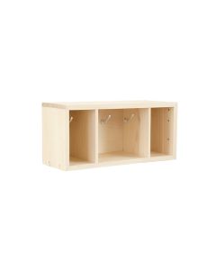 Slate Arc Wall-Mounted Entryway Organizer Shelf - Ivory (synthetic illustration; no displayed measurements)