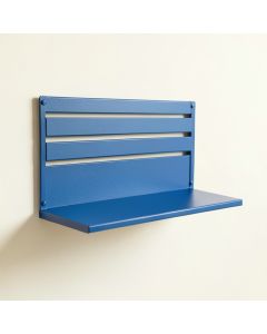 Pine Canyon Wall-Mounted Entryway Organizer Shelf - Blue (synthetic illustration; no displayed measurements)