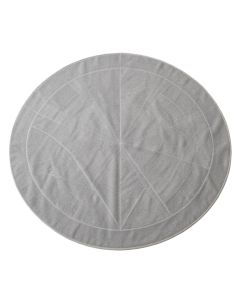 Cove Branch Round Area Rug - Gray (synthetic illustration; no displayed measurements)